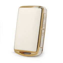 Cover Nano di alta qualità per chiave remota Mazda 2019-2022 3 pulsanti colore bianco