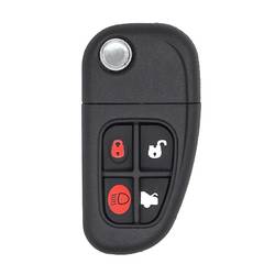 Guscio chiave telecomando Jaguar Flip 4 pulsanti con testa
