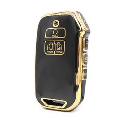 Нано-чехол высокого качества для Kia Smart Remote Key 7 кнопок черного цвета J11J7