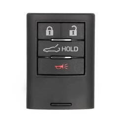 Llave remota inteligente original Chevrolet Corvette 2014-2019, 3+1 botones, 433 MHz, 23465950/22779879