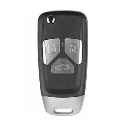 Xhorse VVDI Key Tool VVDI2 Wireless Flip Remote Key 3 botões Audi Style XNAU01EN