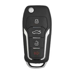 Xhorse VVDI Key Tool VVDI2 Wireless Flip Remote Key 3+1 Button Ford Type XNFO01EN