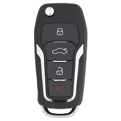 KeyDiy KD Universal Flip Remote Key 3+1 Botones Ford Tipo NB12-4