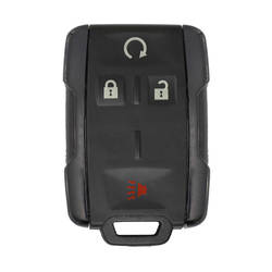 Корпус дистанционного ключа GMC Chevrolet 2015, 3+1 кнопка, черный цвет