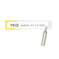 Material de carburo del cortador de fresa de extremo 2,5 mm φ2,5x6,0xD6x30