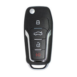 Xhorse VVDI Key Tool VVDI2 Wire Flip Remote Key 4 botões Ford Style XKFO01EN