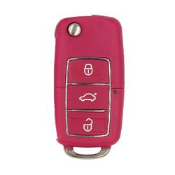 Chiave telecomando universale Face to Face 3 pulsanti 315 MHz Tipo VW Colore rosa RD264