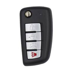 Face to Face Universal Flip Remote Key 3+1 Button 433MHz Nissan Type