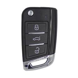 Face to Face Universal Flip Remote Key 3 Buttons 433MHz Volkswagen MQB Type