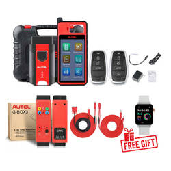 Autel Bundle MaxiIM KM100 Key Programming Tool + G-BOX 3 + Toyota 8A Cable + Free Gift Otofix Smart Key Watch