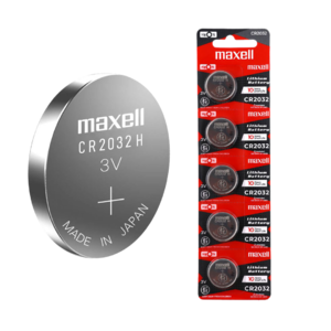 Maxell CR2032H Universal Battery Cell Card (5 PCs Pack)