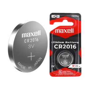 Maxell CR2016 Universal Battery Cell Card (1 Piece Packaging)