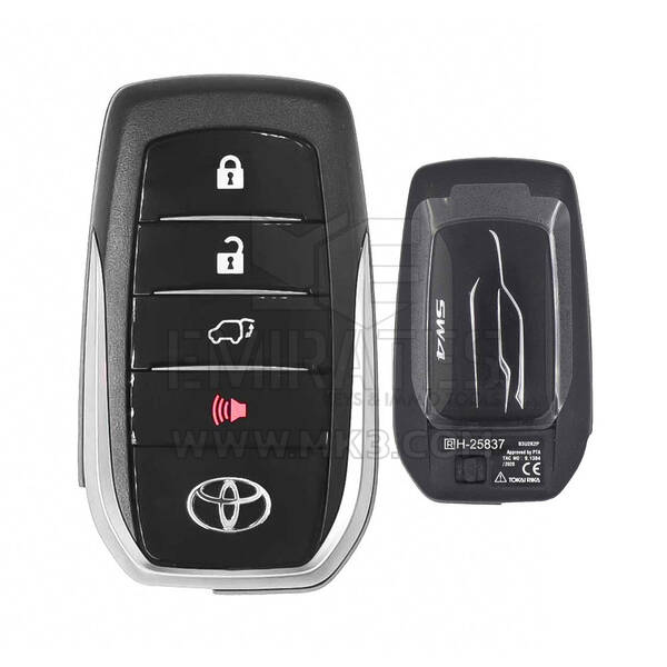 Toyota Fortuner SW4 2016-2022 Original Smart Remote Key 4 Buttons 433MHz