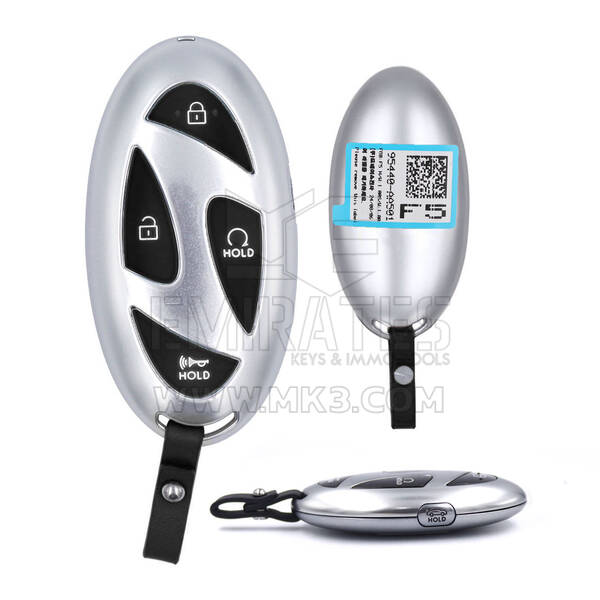 Llave remota inteligente original Hyundai Elantra 2025, 4+1 botones, 433 MHz, 95440-AA501