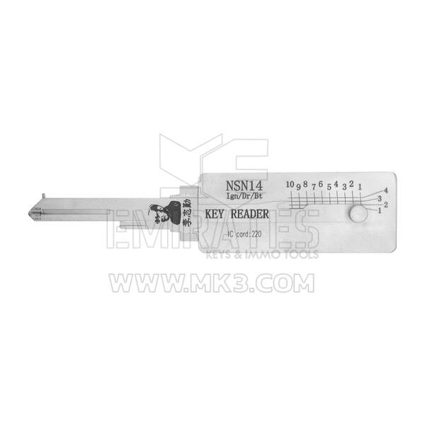Original Lishi Pick Decoder Reader Tool  NSN14-AG NEW FORMAT