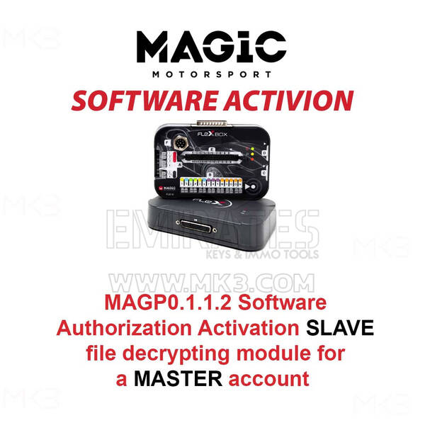 MAGIC MAGP0.1.1.2 وحدة فك تشفير ملف SLAVE لتنشيط تخويل البرامج لحساب MASTER