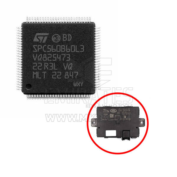 Land Rover Jaguar 2018+ KVM RFA IMMO Kutusu için Kullanılan SPC560B60L3 MCU Virgin Chip
