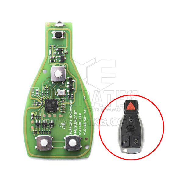 Xhorse VVDI BE Mercedes Benz BGA PCB 4 Button 315 / 433MHz XNBZ01
