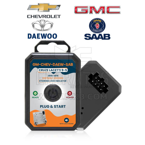 GM Chevrolet Daewoo Saab Cruze Lacetti 9-5 2010-2015 Steering Lock Emulator Simulator With Lock Sound