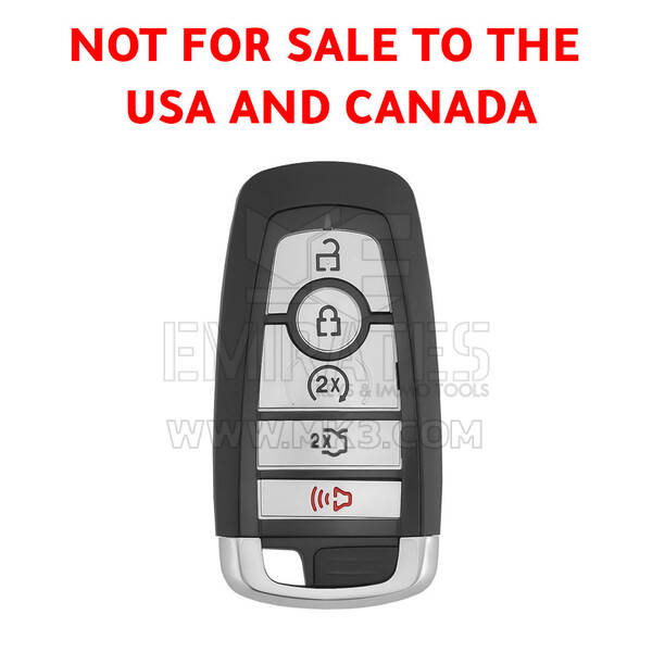 Autel IKEYFD005AL Универсальный смарт-пульт ключ 5 кнопок 315/433 МГц для Ford