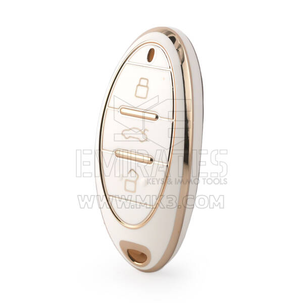 Nano High Quality Cover For Bestunt Remote Key 3 Buttons White Color BT-A11J