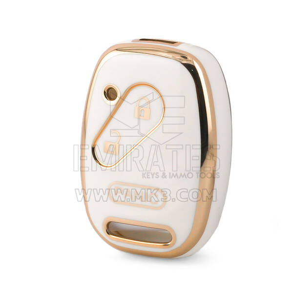 Чехол Nano высокого качества для дистанционного ключа Honda с 3 кнопками белого цвета HD-J11J3B