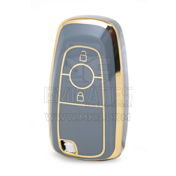 Capa Nano de alta qualidade para chave remota Ford 2 botões cor cinza Ford-B11J2