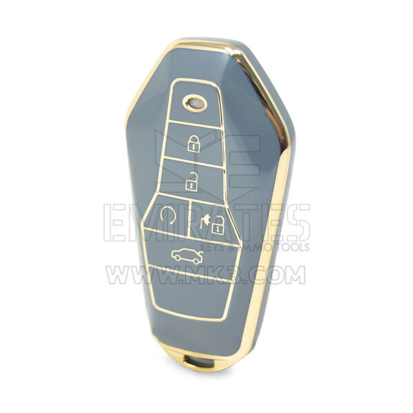 Nano – couvercle de haute qualité pour clé télécommande Hycan, 5 boutons, couleur grise, HC-A11J