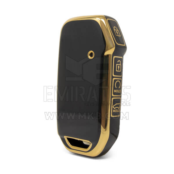 Чехол Nano высокого качества для удаленного ключа Kia с 4 кнопками черного цвета KIA-C11J4B