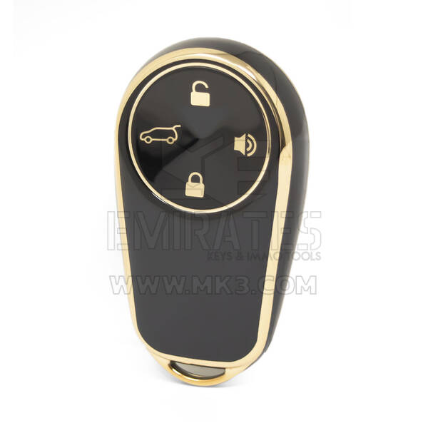 Nano – couvercle de haute qualité pour clé télécommande NIO, 4 boutons, couleur noire, NIO-A11J