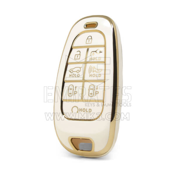 Cover Nano di alta qualità per chiave remota Hyundai 8 pulsanti colore bianco HY-H11J8