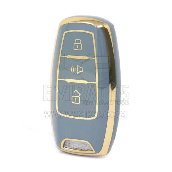 Nano – couvercle de haute qualité pour clé télécommande Great Wall, 3 boutons, couleur grise, GW-B11J3