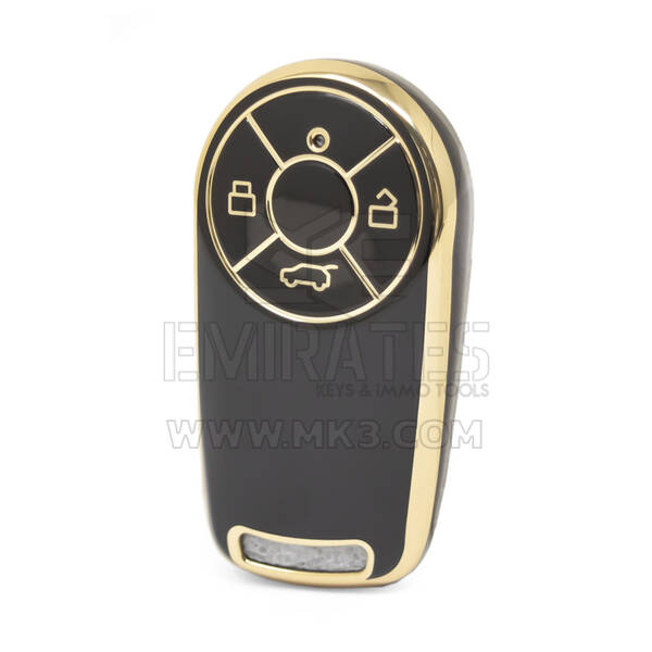 Nano – couvercle de haute qualité pour clé télécommande Great Wall, 4 boutons, couleur noire, GW-D11J