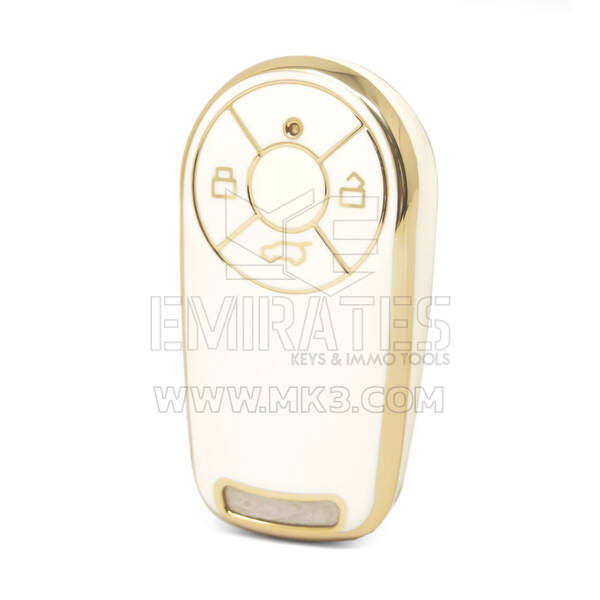 Nano – couvercle de haute qualité pour clé télécommande Great Wall, 4 boutons, couleur blanche, GW-D11J