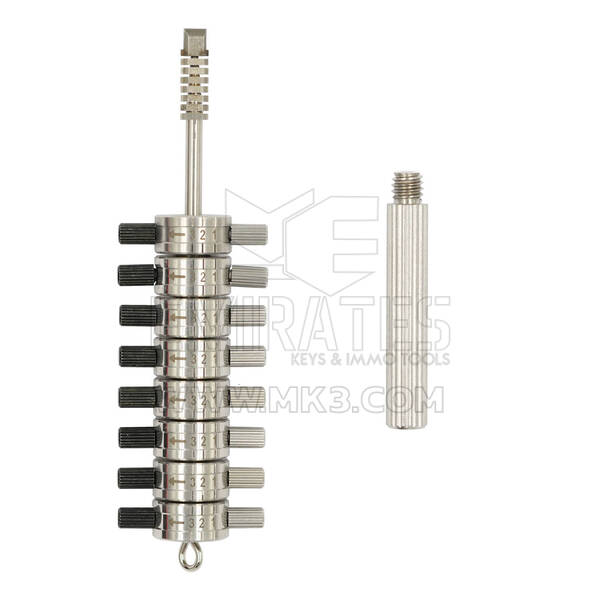 Juego de púas originales Lishi PFTPD Ford Jaguar / 8-Cut / Tibbe Premium