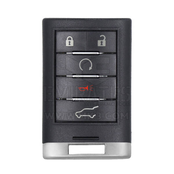 Cadillac 2012 Smart Remote Key Shell 5 pulsanti con lama laser