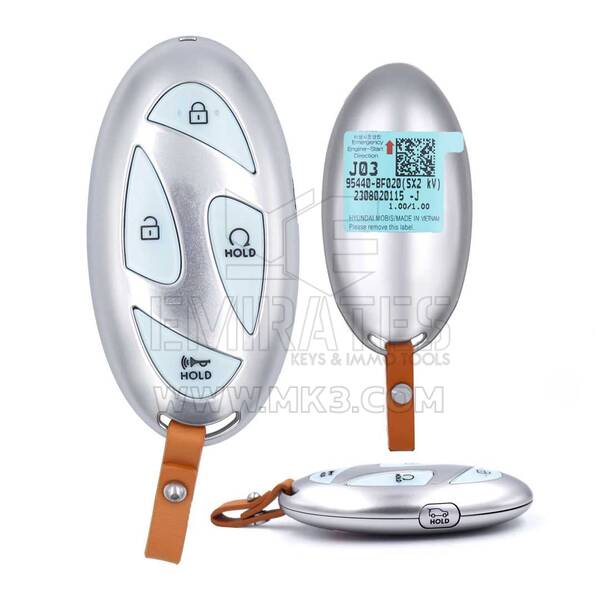 Hyundai 2023 Orijinal Akıllı Uzaktan Kumanda Anahtarı 4+1 Düğme 433MHz 95440-BF020