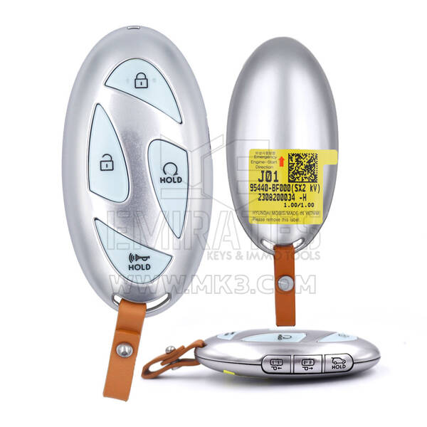 Hyundai Kona 2024 Orijinal Akıllı Uzaktan Kumanda Anahtarı 6+1 Düğme 433MHz 95440-BF000