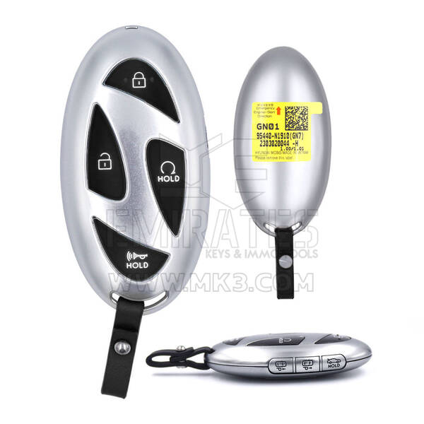 Hyundai Grandeur GN7 Orijinal Akıllı Uzaktan Kumanda Anahtarı 6+1 Düğme 433MHz 95440-N1910
