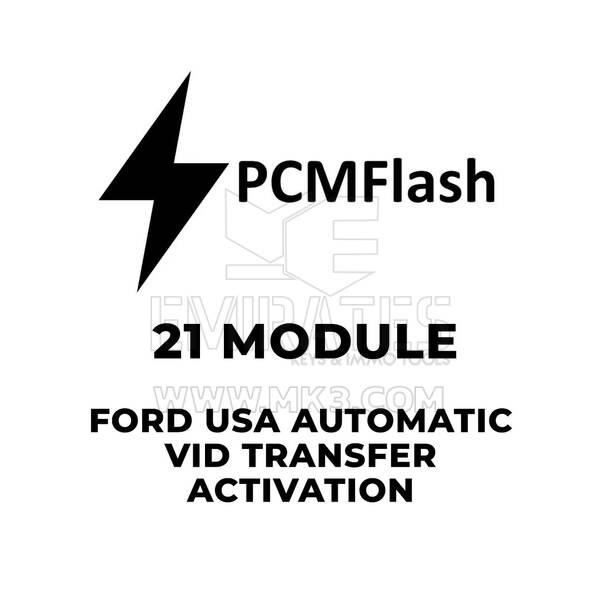 PCMflash - Attivazione trasferimento VID automatico Ford USA a 21 moduli
