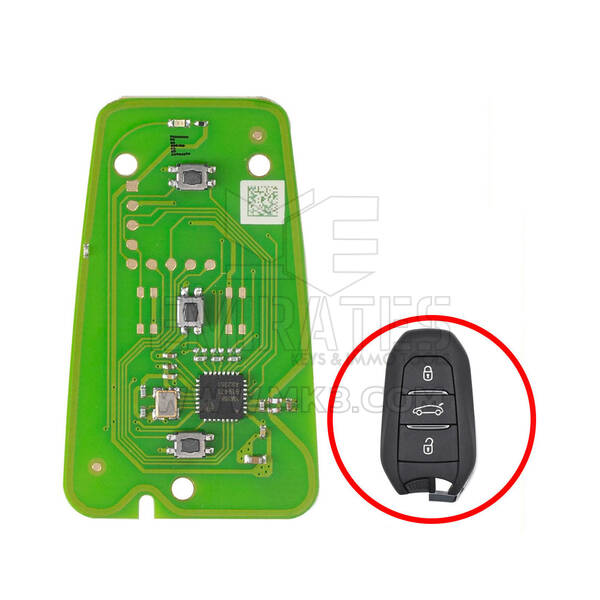 Xhorse Special PCB Remote Key 3 Buttons Exclusively for Peugeot Citroen DS XZPG00EN