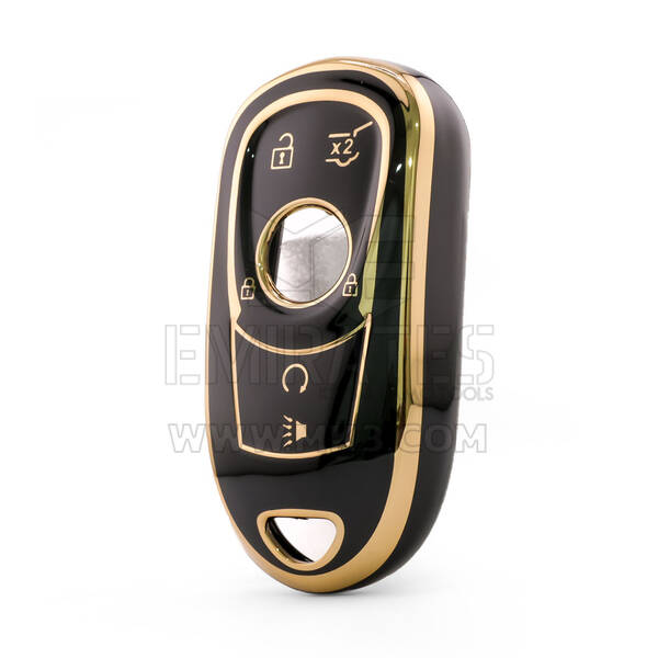 Nano High Quality Cover For Buick Remote Key 5 Button Black Color BK-A11J6C