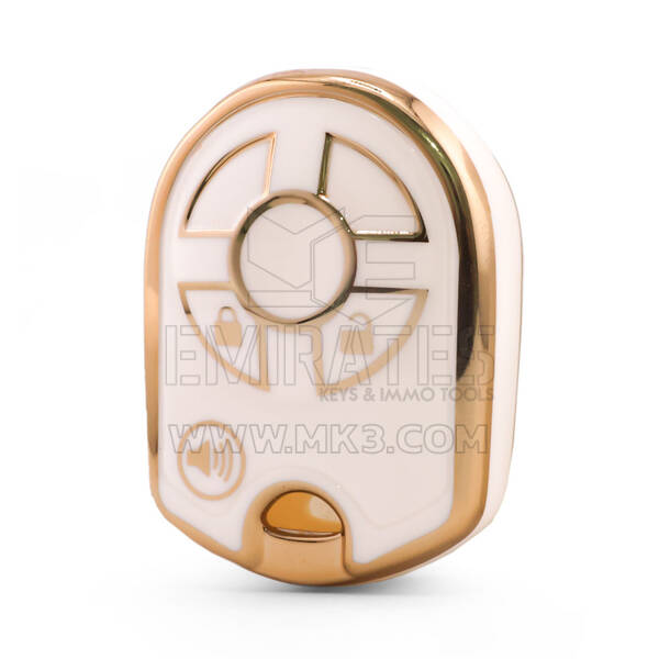 Nano High Quality Cover For Ford Remote Key 3 Button White Color Ford-K11J3