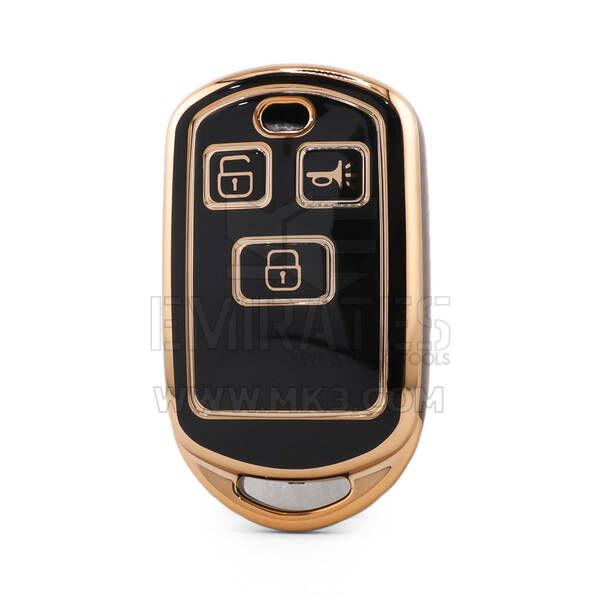 Nano High Quality Cover For Kia Remote Key 3 Button Black Color KIA-R11J
