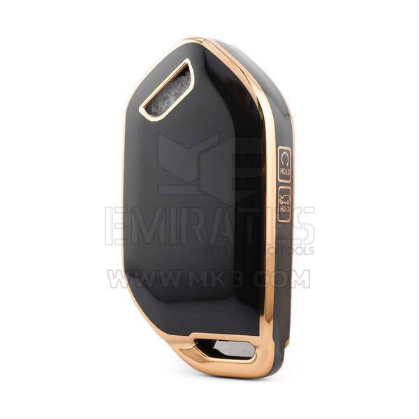 Nano High Quality Cover For Kia Remote Key 6 Button Black Color KIA-S11J6