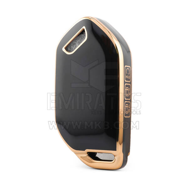 Nano High Quality Cover For Kia Remote Key 7 Button Black Color KIA-S11J7B