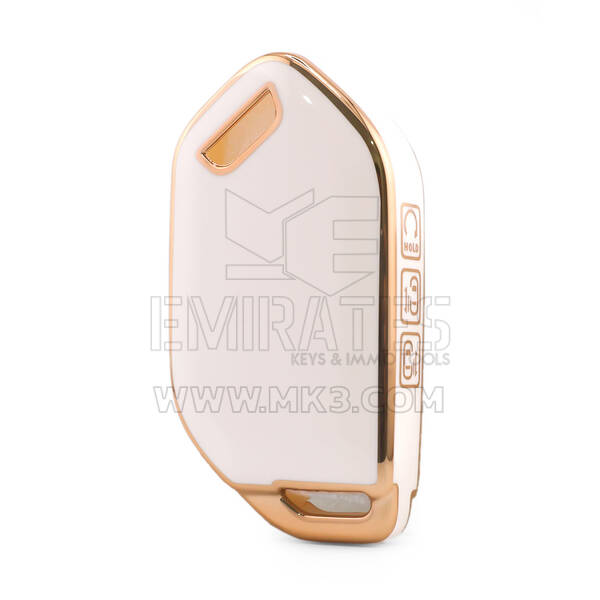 Nano High Quality Cover For Kia Remote Key 7 Button White Color KIA-S11J7B