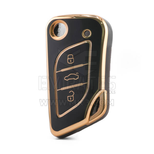 Nano High Quality Cover For Xhorse Remote Key 3 Button Black Color XH-C11J