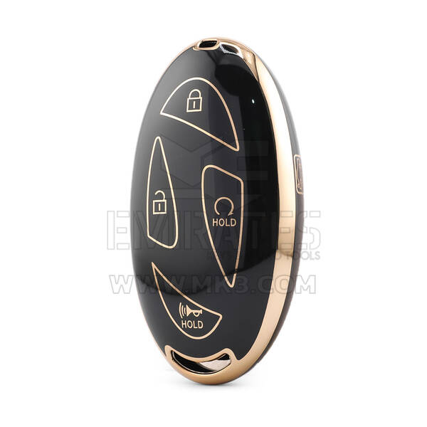 Funda nano de alta calidad para llave remota Hyundai de 5 botones, color negro HY-L11J5A
