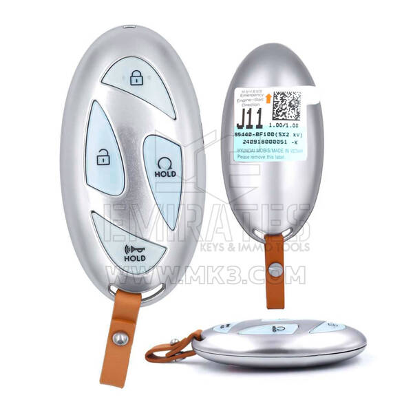 Llave remota inteligente original Hyundai Kona 2024 de 3+1 botones, 433 MHz, 95440-BF100